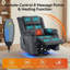 Fauteuil inclinable électrique pivotant à deux moteurs avec massage et chaleur, bandes lumineuses à DEL-2120089513