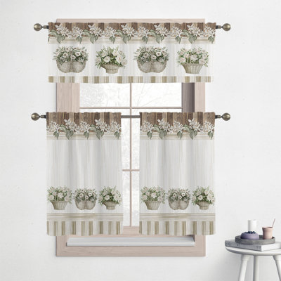 Loving Floral Basket Kitchen Tier Set