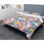 Ensemble de housse de couette à style mid-century botanique à motif floral rétro-40702769