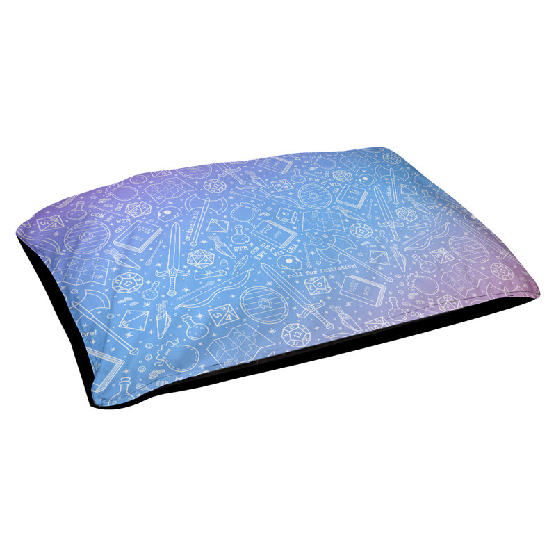 Coussin Byrge, Très grand (l 52 po x P 42 po x H 17 po), Ombre barbe à papa