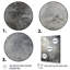 Minimalism Grey Moon Surface 4 - Tachisme Wall Art-410473580-410473581