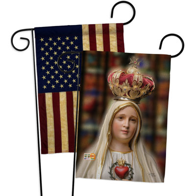 Double Sided 13'' H x 13'' W Polyester Garden Flag