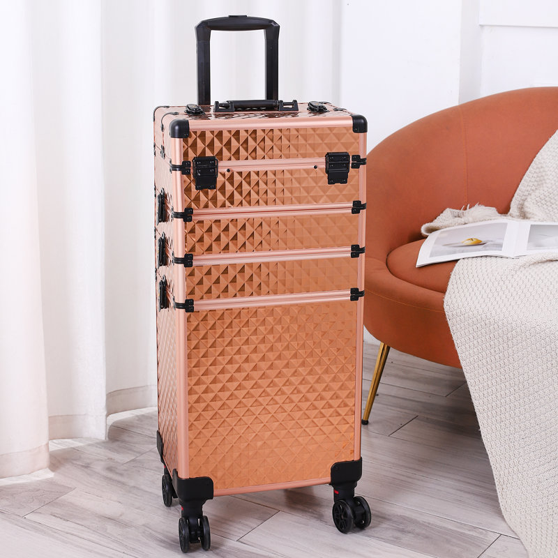 Mersed Plastic 4 Compartment Makeup Organizer