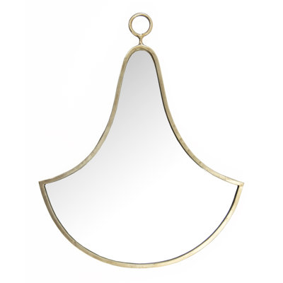Clochette Flat Metal Beveled Wall Mirror