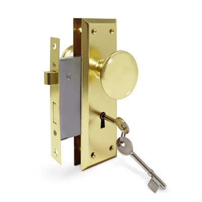 Bouton de porte avec serrure