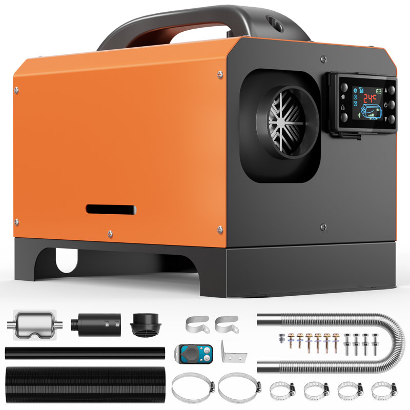 12V 8KW Portable Diesel Air Heater with LCD Display and Remote Control