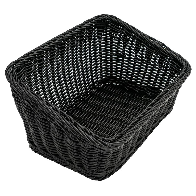  Panier en poly, Noir
