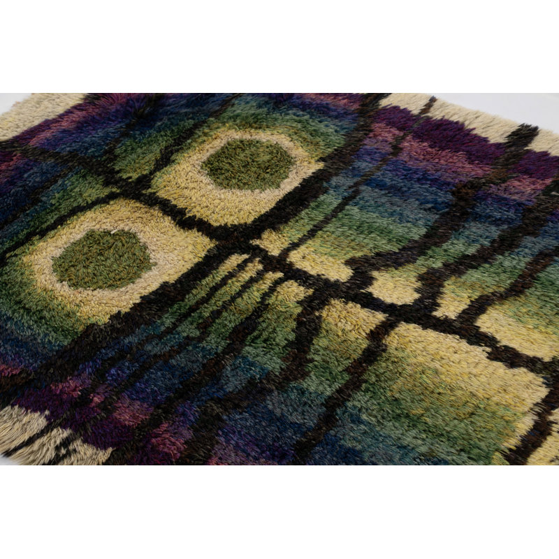 Scandinavian One-of-a-Kind 3'9x6'7 Hand Knotted Area Rug