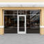 36 po X 84 po Porte commerciale pré-suspendue en aluminium anodisé argent à droite / extérieur-136163284-118377564