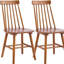 Ensemble de deux chaises d'appoint à dossier Windsor en bois de noyer massif-1640699914