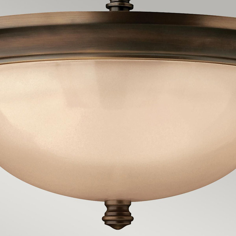 Vancamp Glass Semi Flush Mount