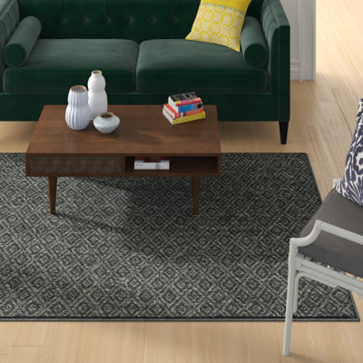 Tapis géométrique en sisal tissé jacquard Duvid Pab400