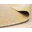 Tapis jaune en laine noué à la main à motif géométrique moderne et tissé à la main jaune-828233116