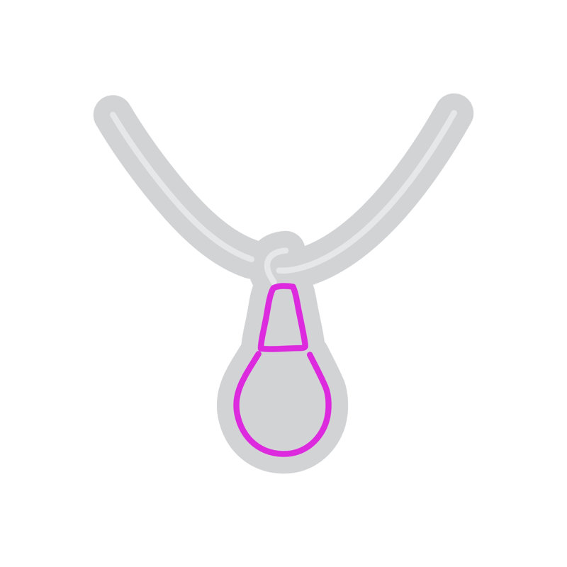  | Enseigne lumineuse en forme d'ampoule | Doté de tubes néon durables fabriqués à la main avec un éclairage rose vif et éclatant qui dure plus de 50 000 heures sans décoloration ni scintillement | 20 x 20 | Rose vif