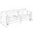 86" Rolled Arm Chesterfield Sofa-1750310333
