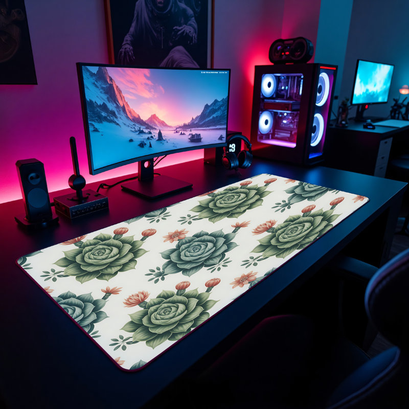Polyester Desk Pad, 31.5x15.5