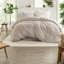 Linen Blend Striped Duvet Cover Set