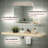 Set of 2 Floating Shelves for Wall, Solid Wood Wall Mounted Shelves with Hidden Brackets & Heavy Duty Support, Modern Farmhouse Rustic Style for Bathroom, Kitchen & Living Room-1385031192-1385031199