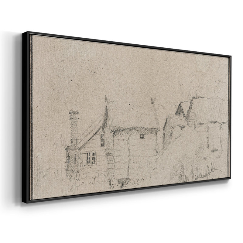 Série abstraite - CMXLVII - Toile tendue avec châssis encadré - Prêt à être accroché, H 21 po x l 41 po