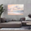 Art mural contemporain plage nuageux et coucher de soleil-129141473