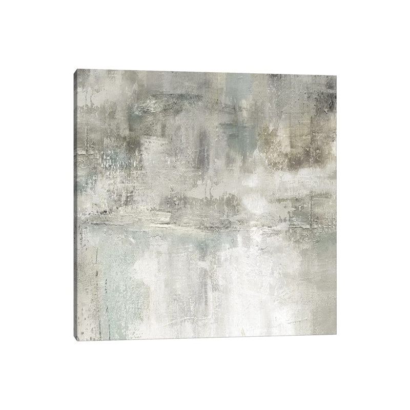 Misty Lake by Carol Robinson - Print on Canvas, 66.04 cm H x 66.04 cm W x 1.91 cm D, Wrapped Canvas