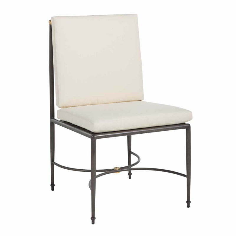 Roma Patio Chair with Cushions, Rollo Silver, Welt
