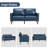 65" Faux Leather  Classic Loveseat Mid-Century Modern Sofa-120921523