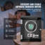 VEVOR Enrollador de Reloj Individual con Motor Mabuchi Silencioso, Luz LED Azul y Adaptador