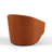 Aunna Upholstered Swivel Barrel Chair