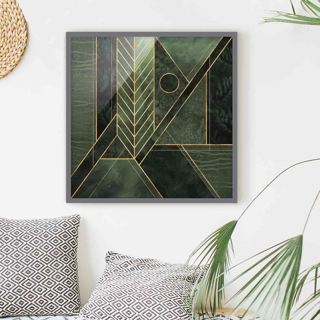 Gerahmtes Poster Geometric Shapes