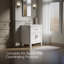 Quo 31'' Wall Mounted Single Bathroom Vanity with Solid Wood Top-91943302