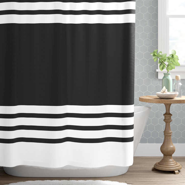 Andover Mills Hylan Stripe Single Shower Curtain