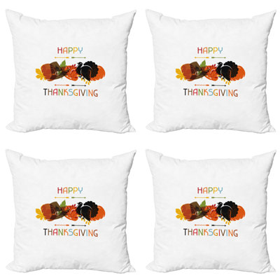 Abdallah Indoor / Outdoor White Square Cushion Cover