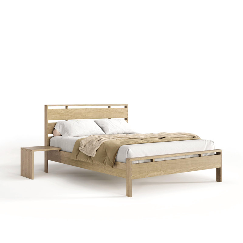 Oslo Bed, King, Natural Oak