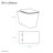 Concorde Back to Wall Concealed Tank Toilet Bowl Bundle in Glossy White