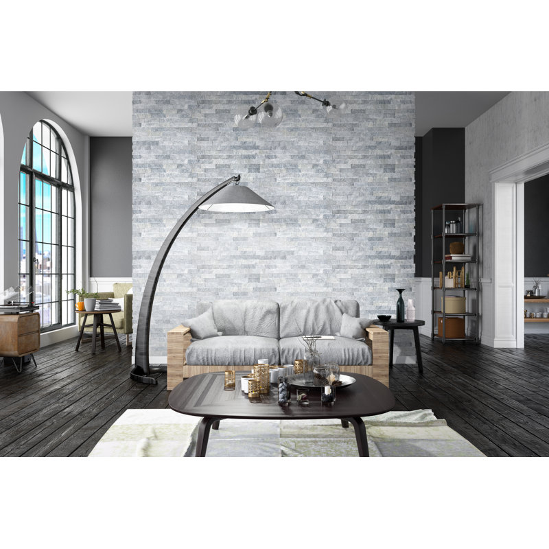 Stonecrest 6 in. x 18 in. Split Face Natural Stone Ledger Corner Wall Tile, Amber Cream