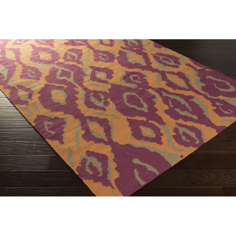 Mann Cotton Ikat Indoor Rug, Rectangle 8' x 11'