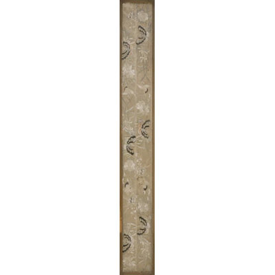 Tapis blanc antique ivoire, beige, blanc, textile, années 1850