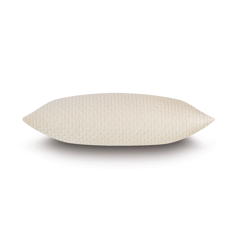 Akela Square Pillow Cover & Insert, Ivory, 20''H x 20''W x 6''D