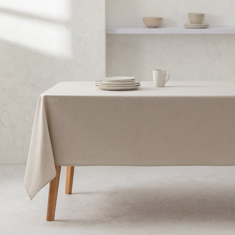 Zajac Dining Linens, Grey, 200cm W x 140cm L
