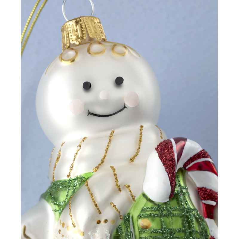 2025 Blown Glass Gingerbread Ornament