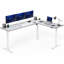 Bureau d'angle électrique VIVO, poste de travail en L-102434983-102434984