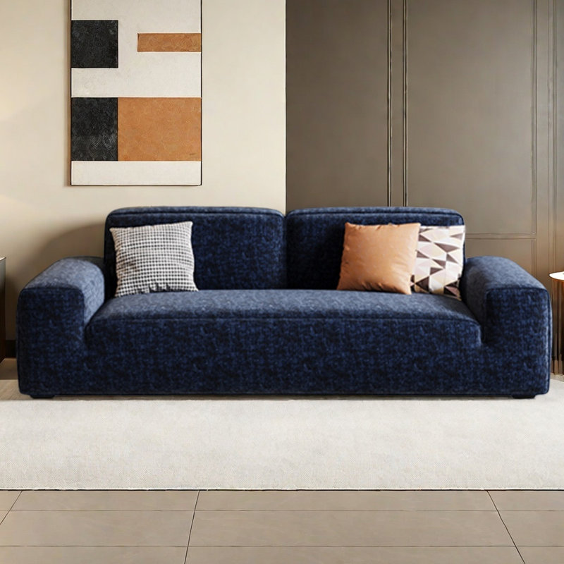 Canapé français de luxe simple et léger, H 32,67 po x l 82,67 po x P 44 po, 2