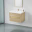 Lavabo de meuble-lavabo de salle de bain 30 po. Magnifique beauté en chêne naturel. Rangement en forme de U. Comptoir en résine de pierre. Tiroir à fermeture en douceur pour un fonctionnement silencieux. Installation simple. 24V15-30Non 30 po avec lavabo.