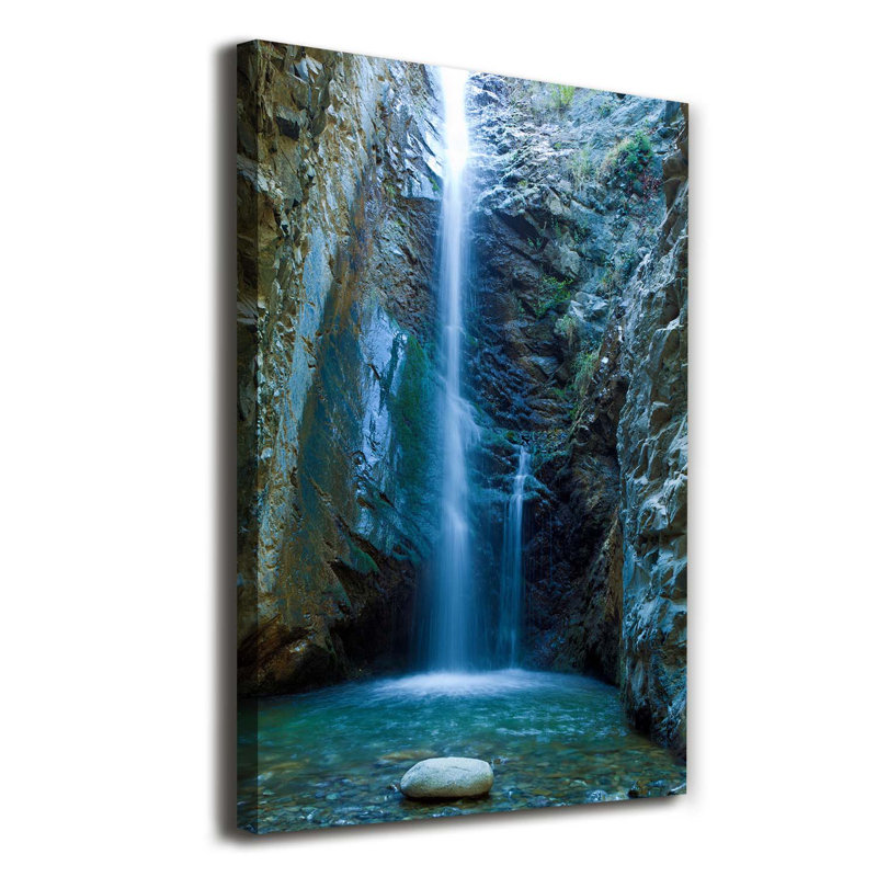 Waterfall - Wrapped Canvas Print