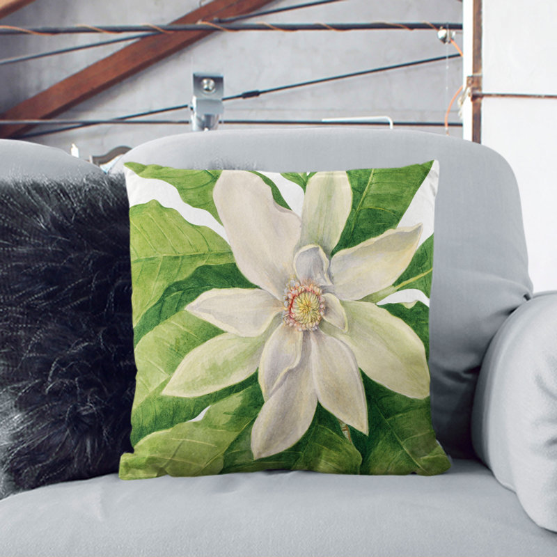 Umbrella Tree Square Throw Cushion, 40cm H x 40cm W x 15cm D