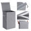 Wood Laundry Hamper with Handles-18160359
