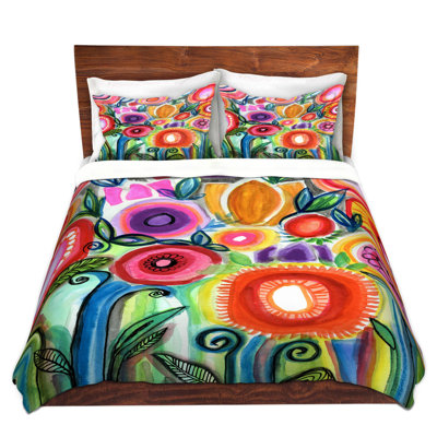 DiaNoche Duvet Cover Sets Microfiber by Robin Mead - Gratitude