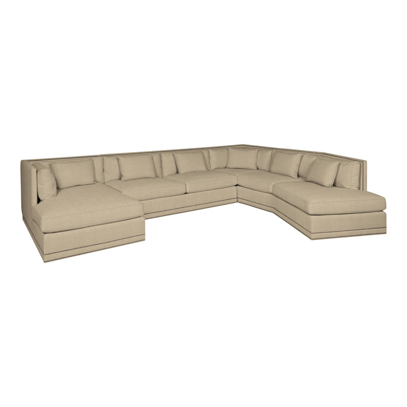 Michael Weiss 4-Piece Steadman II Sectional, Nomad Sand, Yes