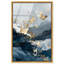 «Gold Butterfly Flight I», reproduction d'art sur toile encadrée par Art Remedy, cadre noir, 30 x 45-275735146-275735187